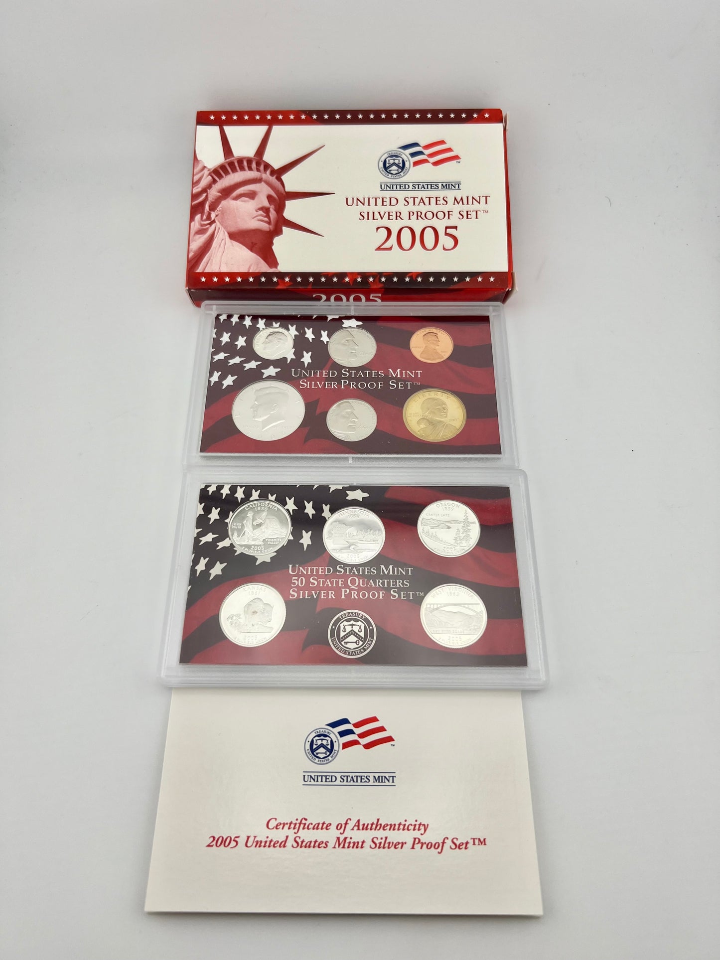 2005 United States Mint Silver Proof Set