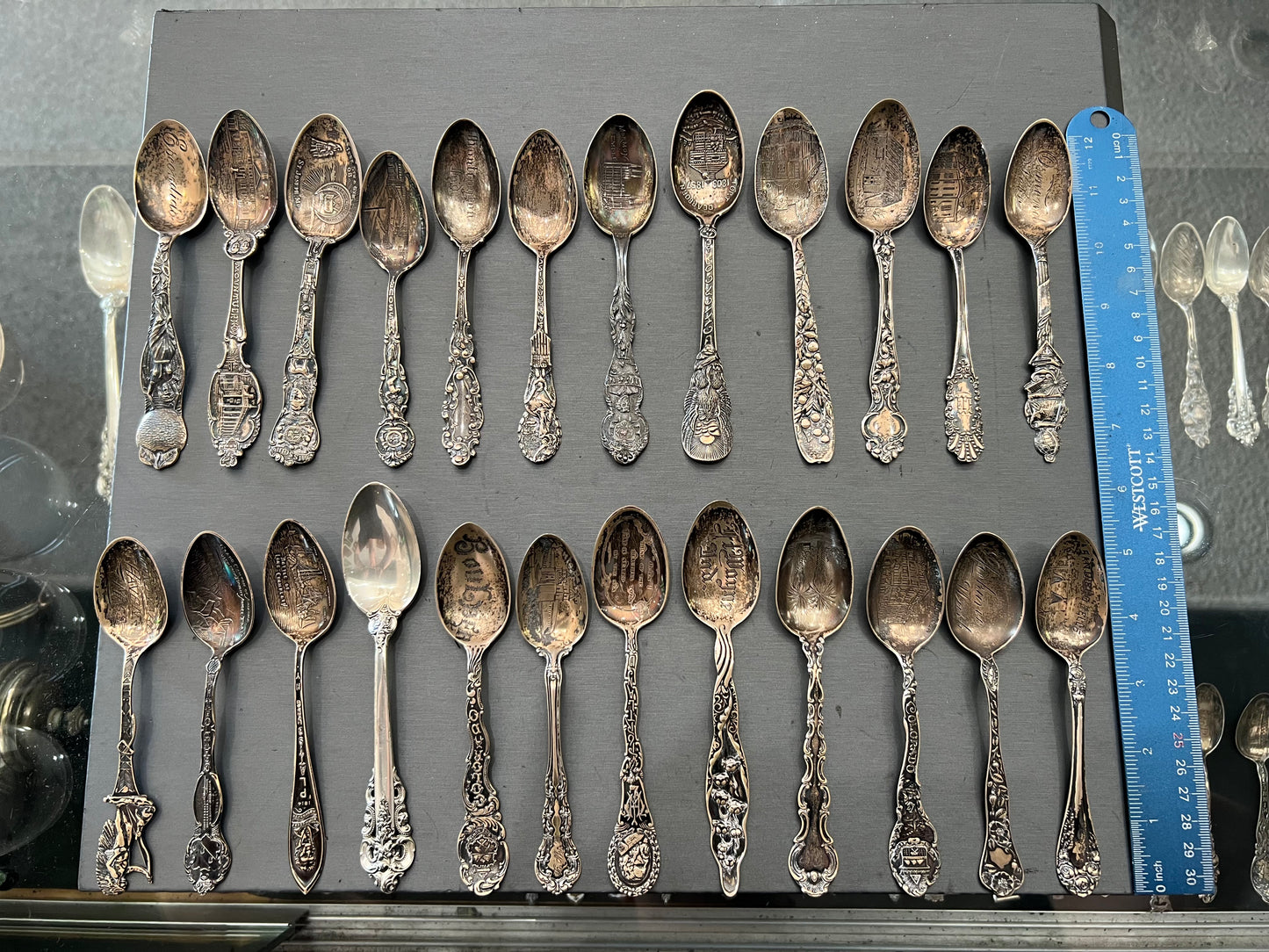 Vintage silver spoons