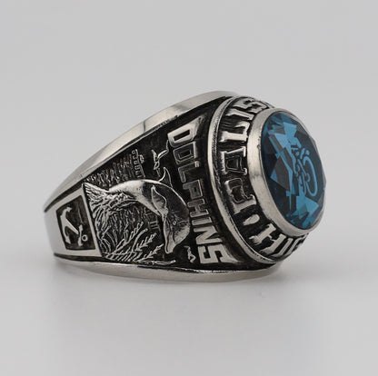 Stainless steel class ring "Palisades High"