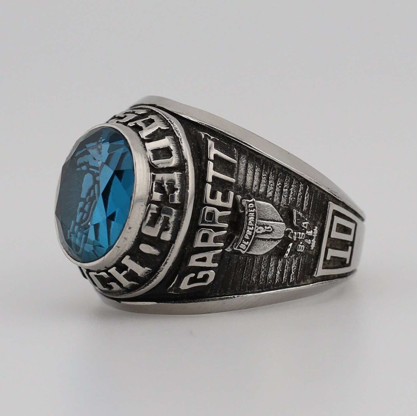 Stainless steel class ring "Palisades High"