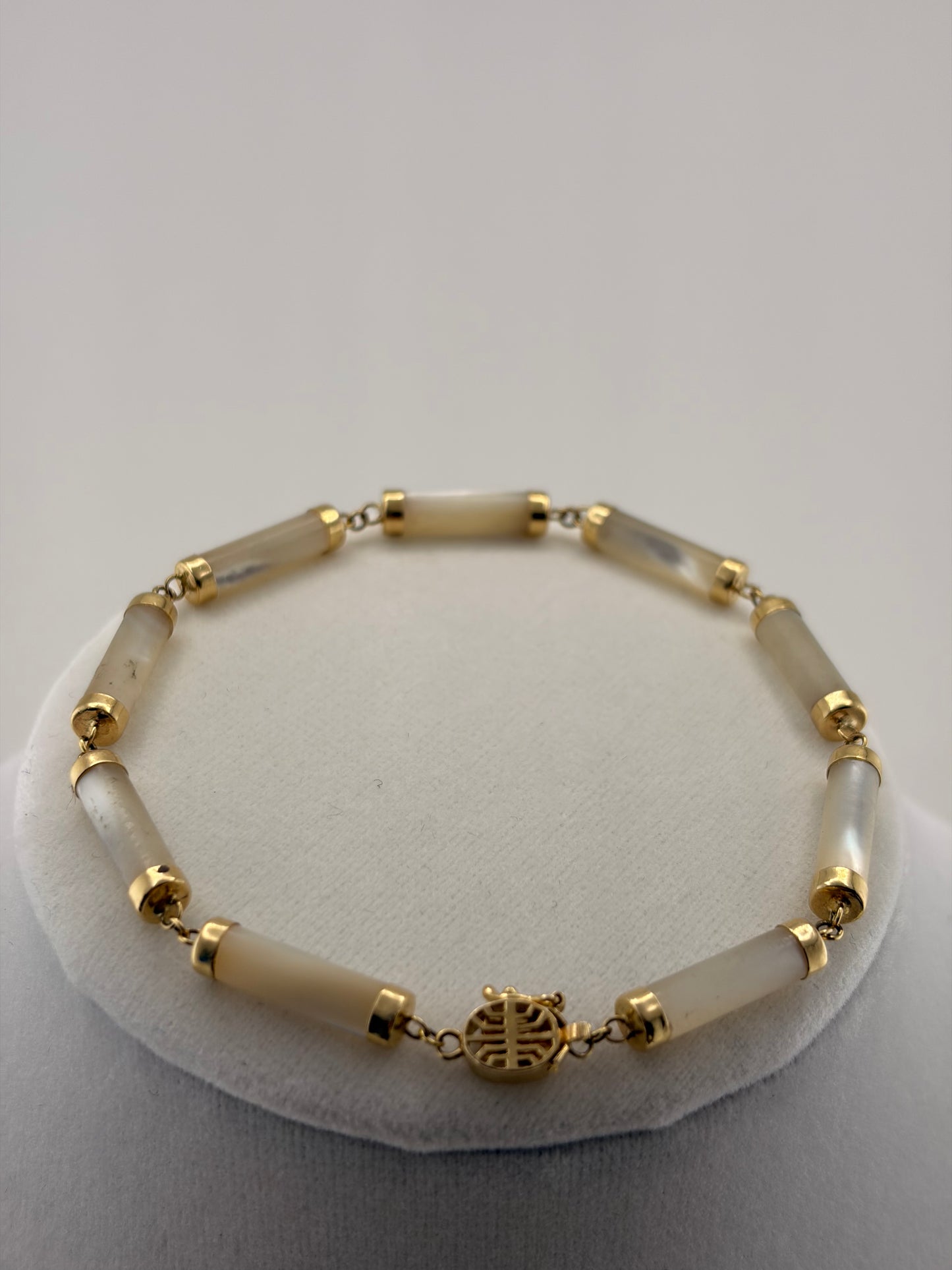 Jade Gold Bracelet
