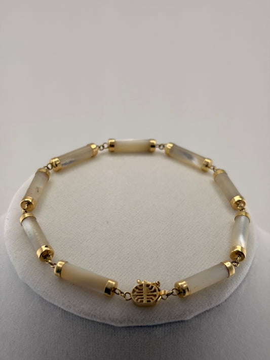 Jade Gold Bracelet