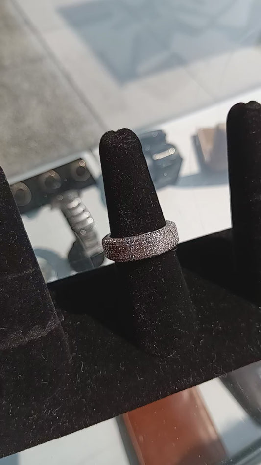 Infinite Elegance Ring – 925 Sterling Silver with Pavé CZ Stones