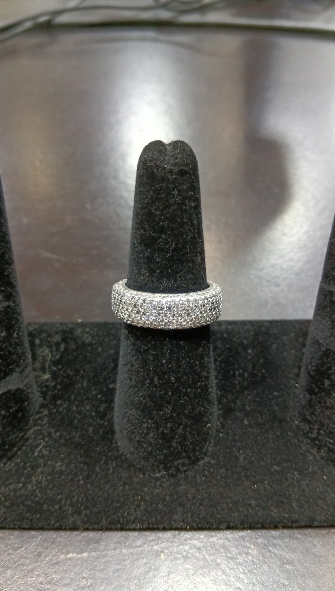 Infinite Elegance Ring – 925 Sterling Silver with Pavé CZ Stones