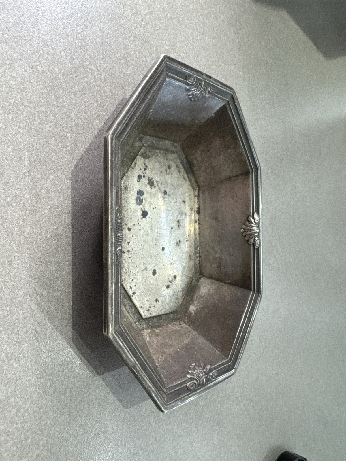 Vintage Octagon Shaped Serving Bowl 107+ Grams Sterling Silver