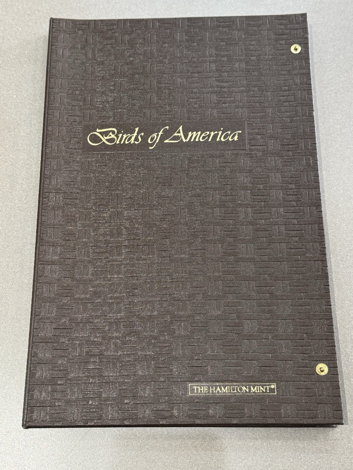 "BIRDS OF AMERICA" LARGE COLOR PRINTS AND 12 OZ. .999 SILVER BARS, #838 Of 7500