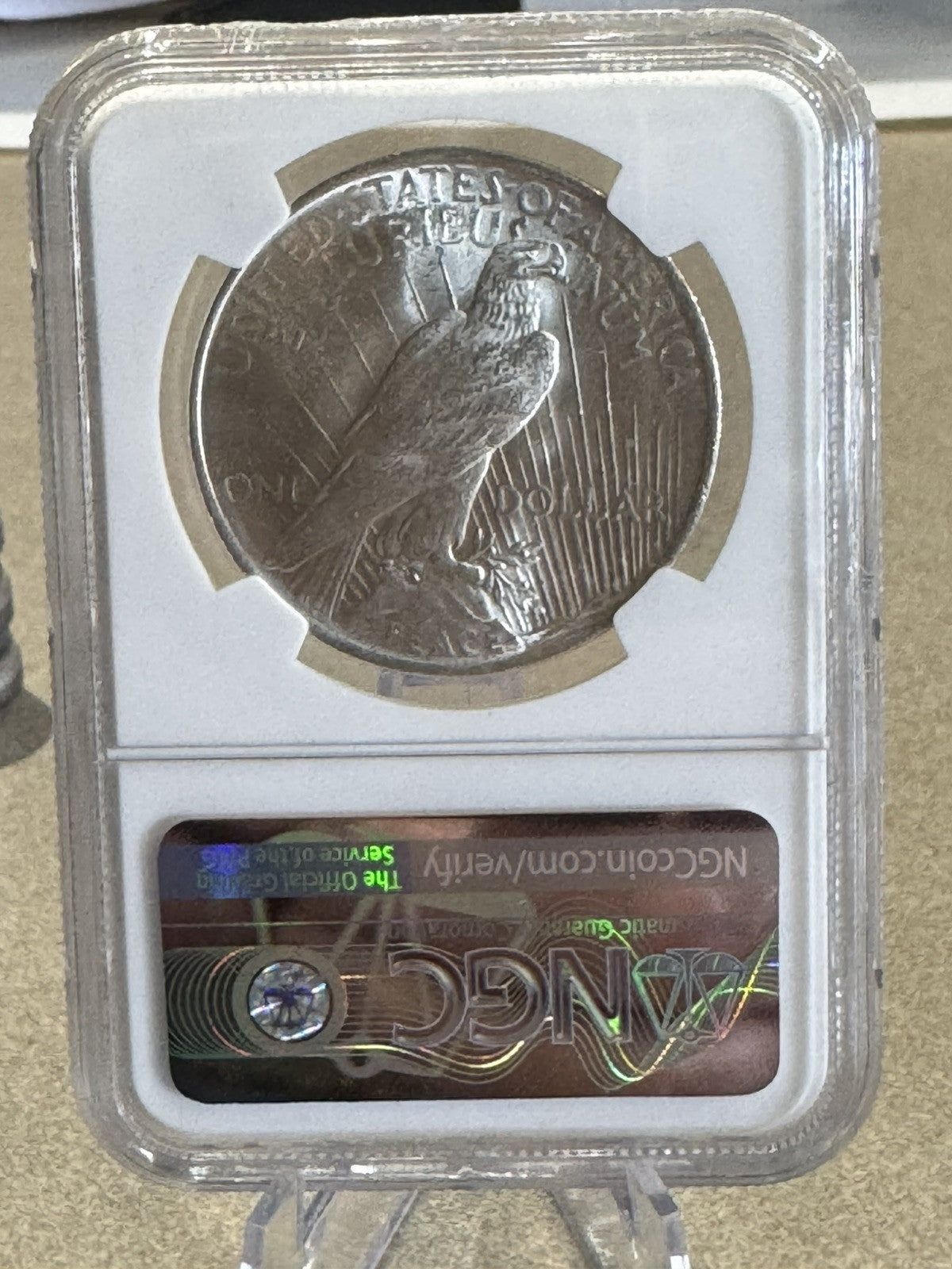 1923 US Peace Silver Dollar $1 - NGC Brilliant Uncirculated