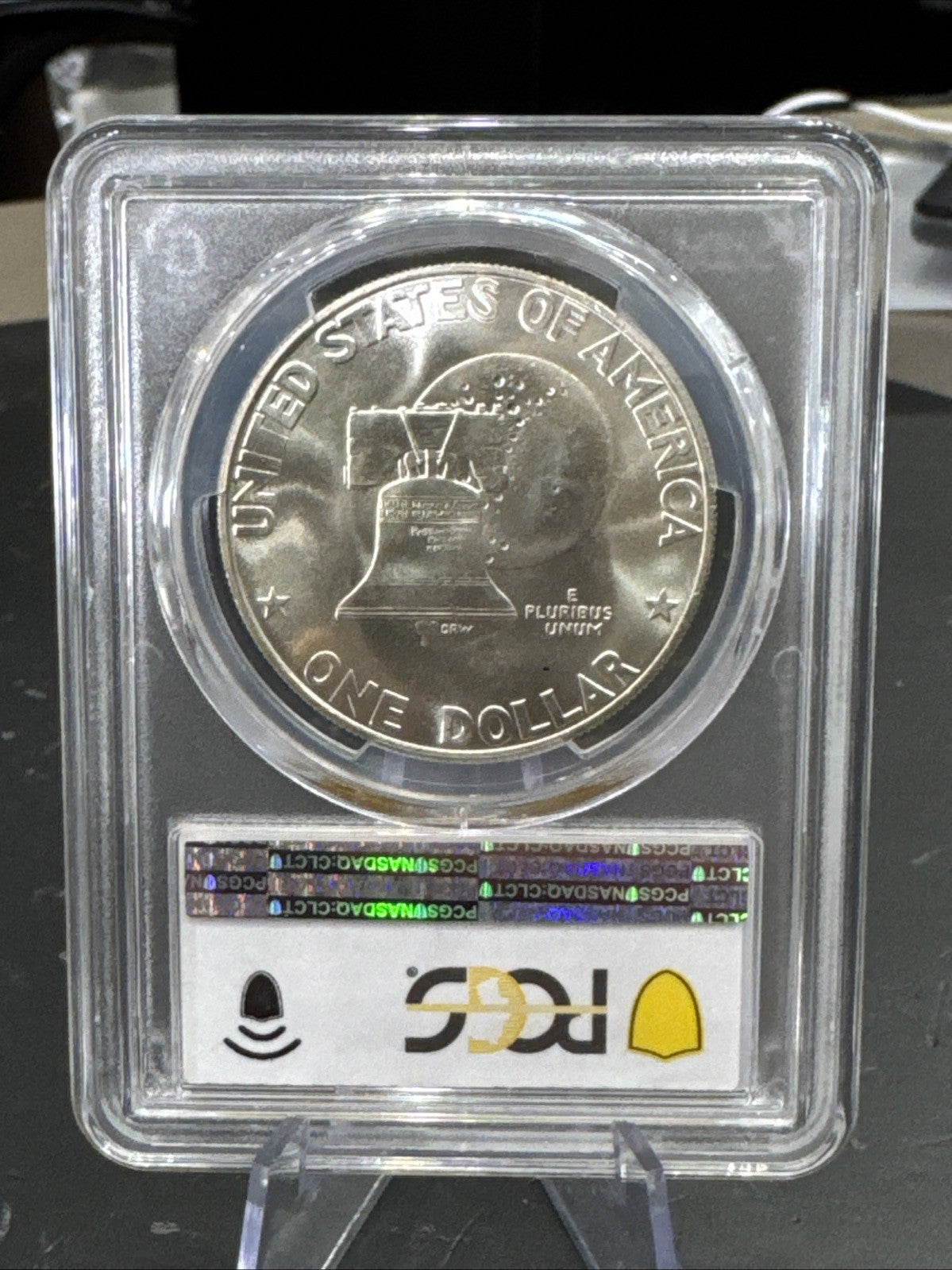 1976-S Eisenhower Dollar Ike Silver MS67 PCGS Blue Label