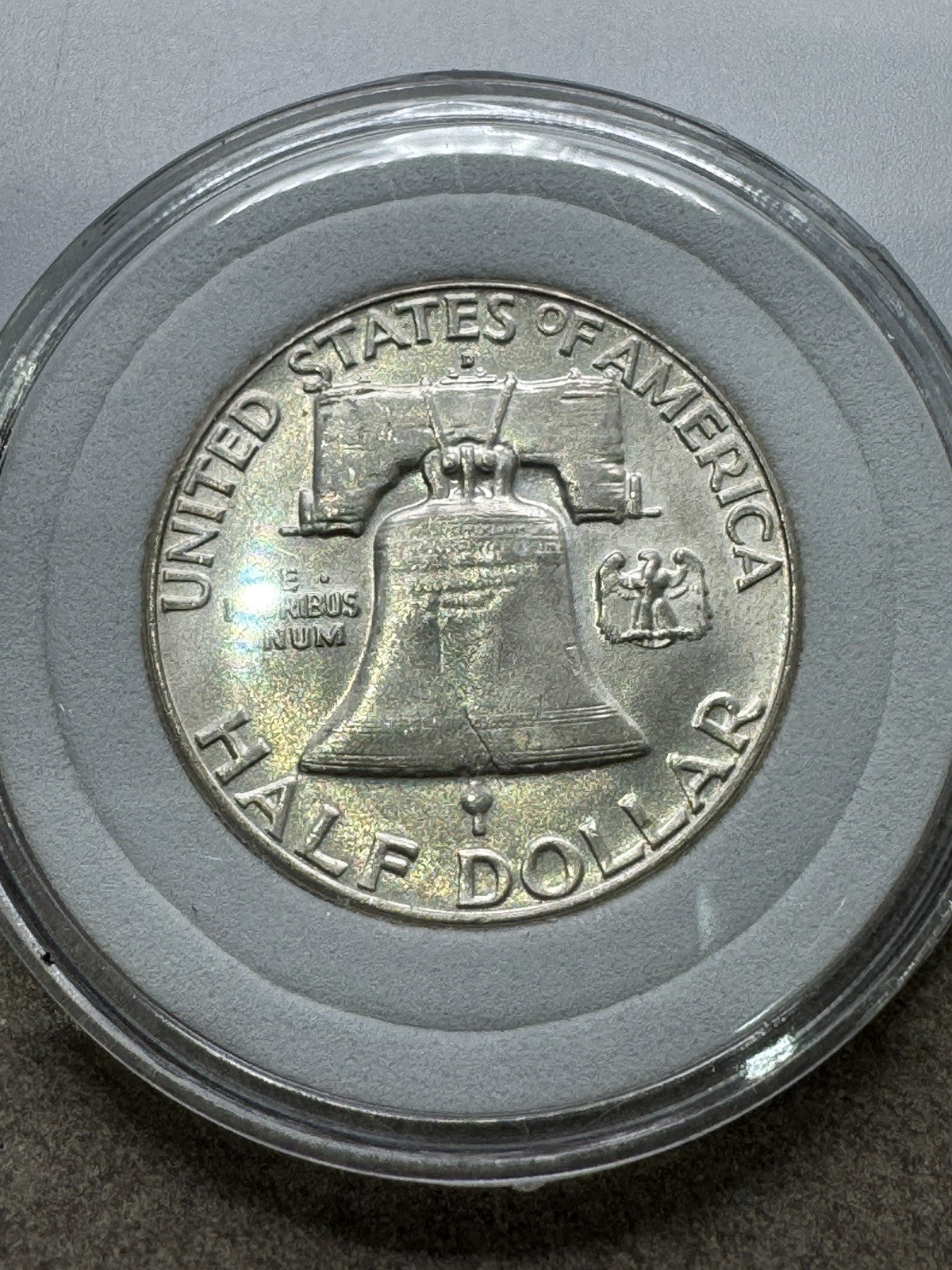 1962-D 50c Franklin Silver Half Dollar Coin Brilliant Uncirculated